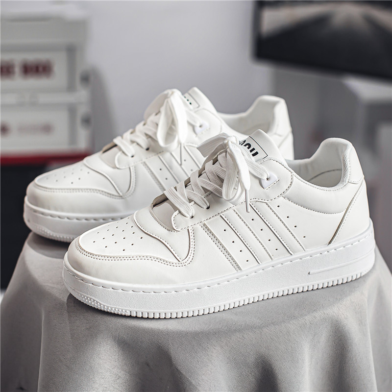O1CN01JoKwcB2DCwlDoAZrv_!!2211658278574-0-cib Breathable white shoes, universal footwear for leisure, white sneakers, suitable for teen - Image 1
