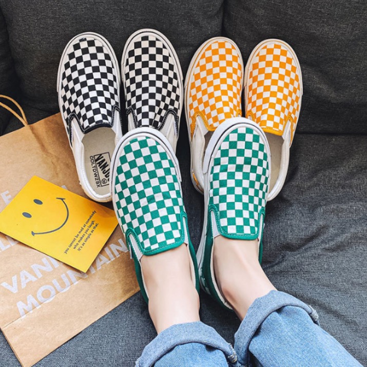 O1CN01exITDE1HEYQlvu3M0_2209477450726-0-cib.jpg Canvas Shoes for Women and Men Spring & Fall New Slip-On Slip-Ons Student Casual Flats Shoes Korean Style Couple Shoes - Image 1
