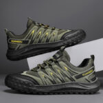 Demi-season sports shoes outside climbing, work wear-resistant casual footwear platform suitable for hiking