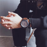 Large Dial Men's Watch Quartz Calendar Movement - Image 4
