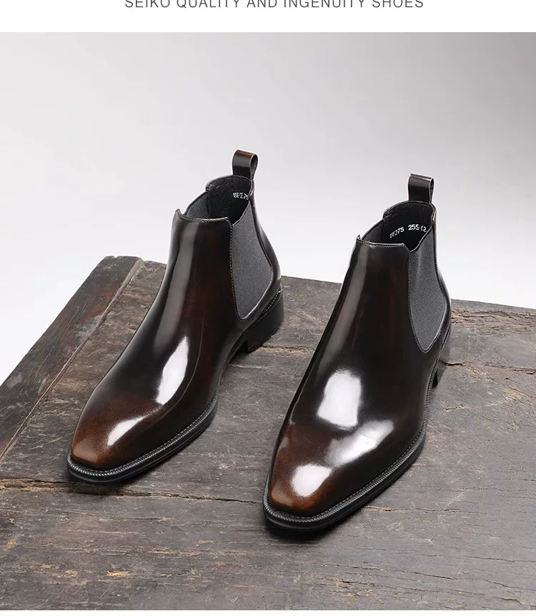 Men's Mid-Top British Style Martin Boots Spring and Autumn Men's Slip-On Work Shoes Square Toe Boots for Men 6 O1CN0133dZAJ1LoyYRahGxx 2217524061347 0 cib