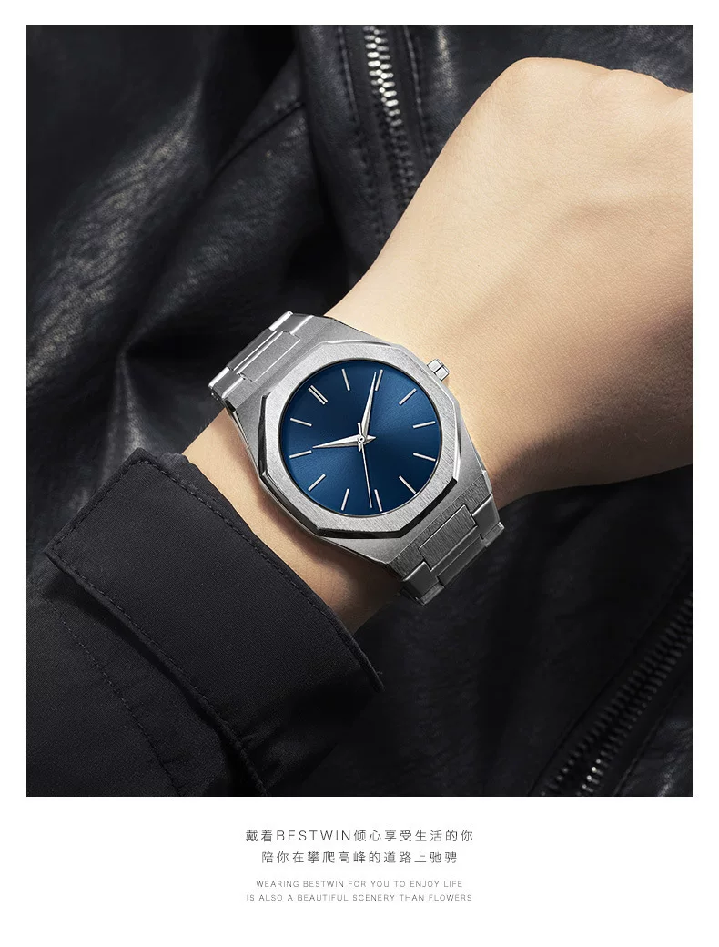 Popular Men's Watch Waterproof Quartz New Butterfly Double Snap Ultra-Thin Watch Fashionable Luminous Thin Model 3 O1CN0144D88m1q2CPoKlTmh 941275437 0 cib