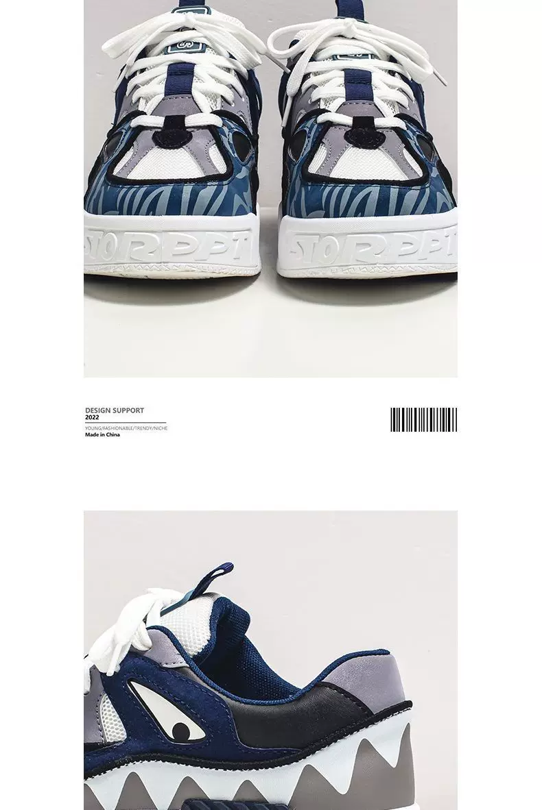 Trendy Brand Men's Shoes Summer Trendy All-match Sports Casual Board Shoes Niche Design Thick Bottom Teenager Trendy Shoes 4 O1CN014jUGol1fAw8mWhej4 2216819813967 0 cib