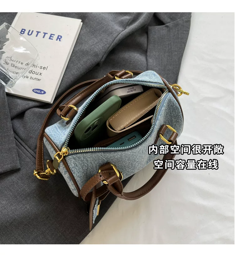 Denim Pillow Bag Women's Retro New Fashion Handbag Casual Easiest for Match Commuting Shoulder Crossbody Bag 12 O1CN015NCa7A1twTtxRFdNf 2218238345966 0 cib
