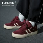Universal Men's Board Shoes  Spring New Wine Red Sliding American Style Retro All-match Men's Shoes Comfortable Shoes for Men - Image 4