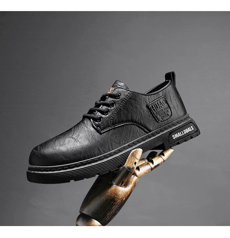 Men's Leather Shoes Autumn and Winter New Frock British Style Casual Business Small Leather Shoes Retro Low-top Big-head Martin Boots 14 O1CN018I3YhX1vHq0GfxItp 2217917426148 0 cib