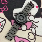 Sabr Arabic Numeral Magnetic Bead Pointer with Scale Personalized Mirrorless Black Technology Men's Quartz Watch - Image 5