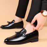 Shoes for leather shoes, classic suit jacket, fashionable casual footwear - Image 2
