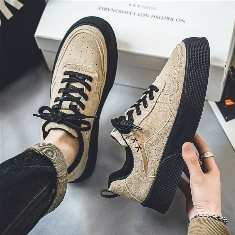 O1CN01H0dSkO1fRQV2kzxen_2218665594003-0-cib.webp Men's Sneakers Summer New Low-Top Sports Casual Youth Trendy Retro Thick-Soled Training Shoes Wholesale - Image 1