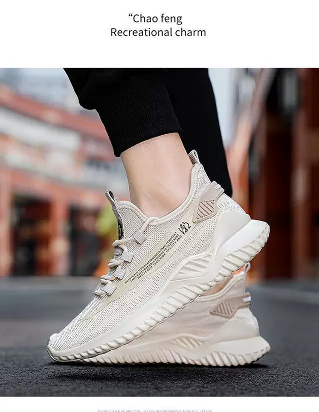 Free Shipping Cross-border Men's Shoes Casual sneaker Flow All-match Coconut Shoes Lightweight Travel Shoes Breathable Student Flying Woven Shoes 1 O1CN01PBewMM23bXqCx5t8K 2211832087274 0 cib