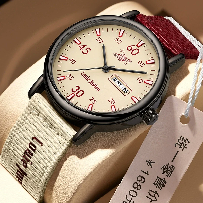 O1CN01PcsYvU2BeJNVP2tk5_2493348363-0-cib.webp Louis Juelun American retro personalized watch men's student-specific teenage boys quartz watch cross-border wholesale - Image 1