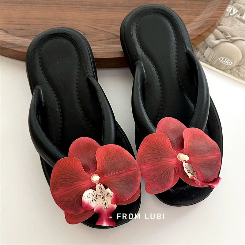 Influencer Picks Ins Phalaenopsis Flip-Flops Women's New Summer Fashion Flats Soft Bottom Beach Slippers 2 O1CN01ZS2yz41z4KqslaG7b 2216684996660 0 cib