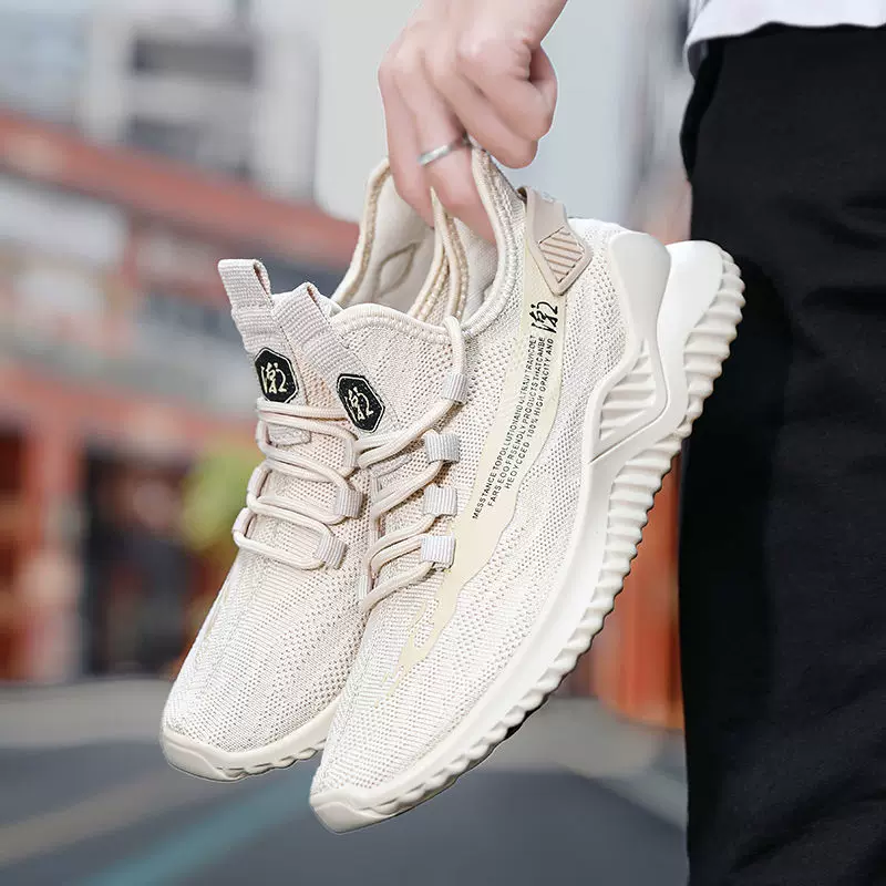 Free Shipping Cross-border Men's Shoes Casual sneaker Flow All-match Coconut Shoes Lightweight Travel Shoes Breathable Student Flying Woven Shoes 10 O1CN01bCIWYe23bXqO2srx3 2211832087274 0 cib