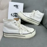 Thick-soled high-top wine red canvas shoes versatile retro new spring and summer casual platform bottom heightening shoes - Image 3