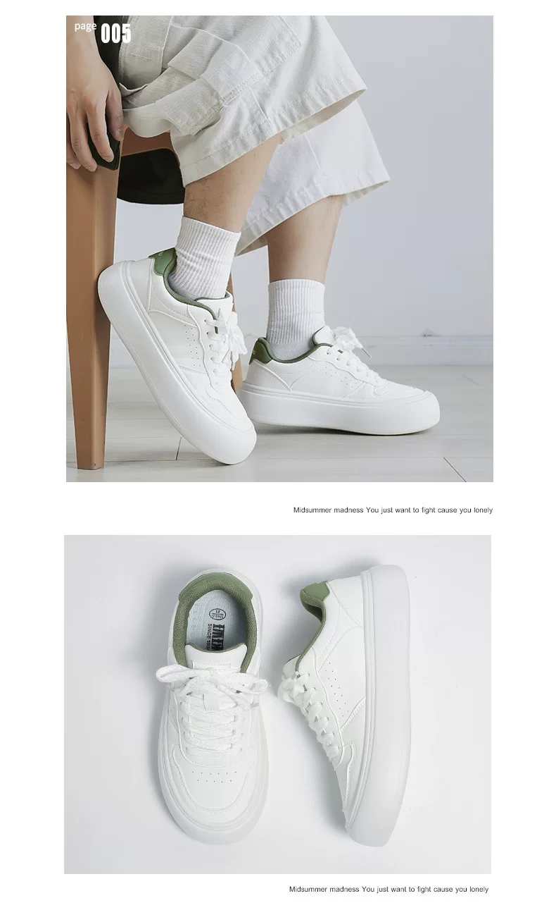 Universal Thick-Soled White Shoes for Men Summer New Height-Increasing Shoes Men's Shoes Breathable Sports Casual Trendy Sneakers 7 O1CN01fIpYV51I2wAFhA0zc 2213803890836 0 cib