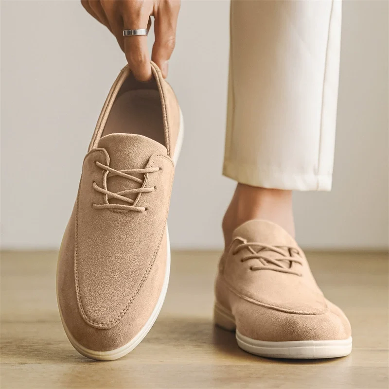 O1CN01fiQcHl1yKXFOzOvKP_2528606560-0-cib.webp New Casual Men's Shoes Low-Top Loafers Trendy Beanie Shoes Sports Shoes - Image 1