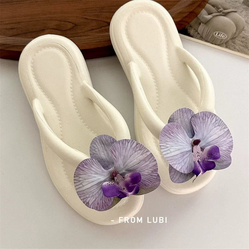 Influencer Picks Ins Phalaenopsis Flip-Flops Women's New Summer Fashion Flats Soft Bottom Beach Slippers 6 O1CN01gouYp71z4KqslZir6 2216684996660 0 cib