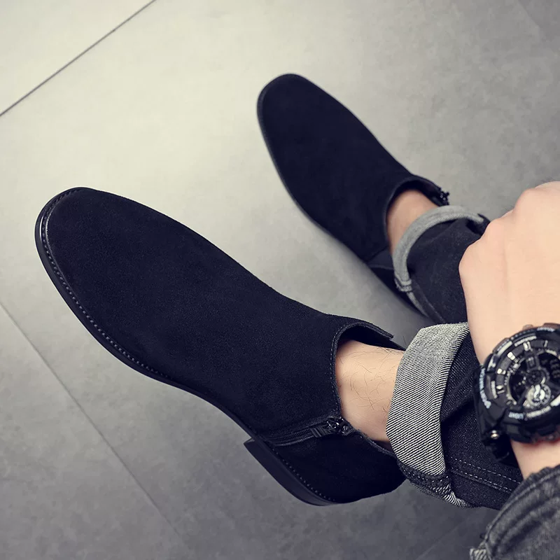Men's boots new style Chelsea boots versatile side zipper men's shoes versatile fashion European and American men's short boots ankle boots 19 O1CN01i0Z1jg1LoyZp7Y77C 2217524061347 0 cib