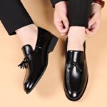 Shoes for leather shoes, classic suit jacket, fashionable casual footwear - Image 4