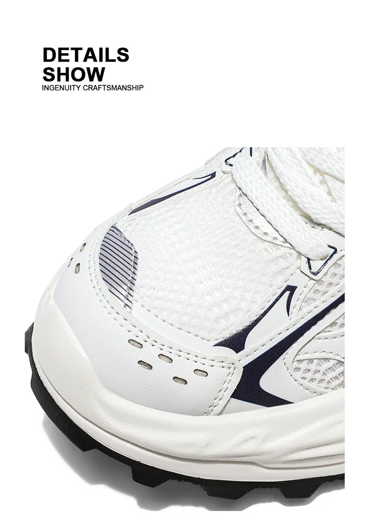 European Station Four Seasons Men's Shoes Spring Mesh Breathable Casual sneaker All-match Student Thick Sole Increased Dad Shoes 6 undefined