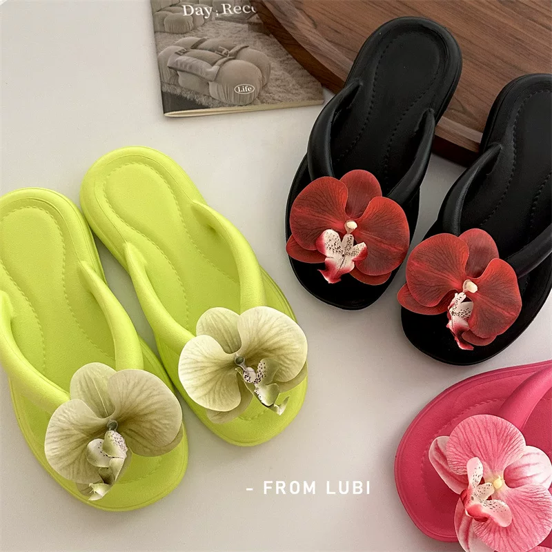 Influencer Picks Ins Phalaenopsis Flip-Flops Women's New Summer Fashion Flats Soft Bottom Beach Slippers 7 O1CN01o9D5v61z4KqtW8Rpd 2216684996660 0 cib