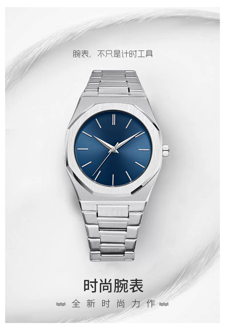 Popular Men's Watch Waterproof Quartz New Butterfly Double Snap Ultra-Thin Watch Fashionable Luminous Thin Model 11 O1CN01ok6T9c1q2CPpHtV6O 941275437 0 cib