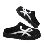 New Men's Comfortable Closed-Toe Half-Slippers Daily Color-Blocking Heelless Fabric Men's Fashion Trendy Versatile Slippers - Image 5