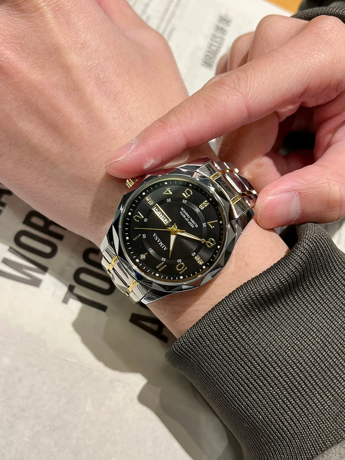 Swiss New Men's Watch Fully Automatic Waterproof Casual High-End Business Dual Calendar Watch Men's Luminous Watch 11 O1CN01xpPfkY1Y0Df1oT3JJ 2216212932996 0 cib