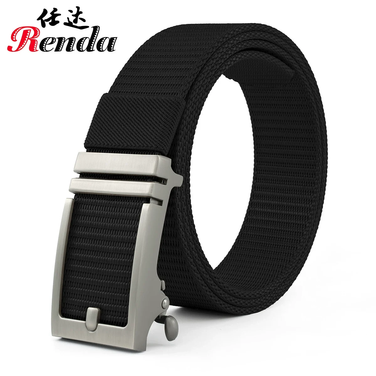 O1CN010auPhl1CnILBdHJnm_1602900125-0-cib.webp Student Canvas Belt Punch-free Alloy Toothless Automatic Buckle Belt Casual Trendy All-match Men's Belt - Image 1