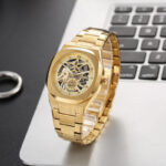 alloy watch men's watch BESTWIN hollow butterfly buckle live foreign trade men's quartz watch wholesale - Image 3