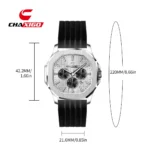 Kassig men's watch wholesale source factory wholesale cross-border foreign trade waterproof watch belt calendar fine steel quartz watch - Image 4