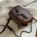 Ins Super Popular Retro Bag Small Bag Women's New Fashionable Korean Style All-match Texturized Crossbody Bag Fashionable Small Square Bag