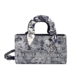 Cross-border high-looking handbag for women new popular niche design Diana bag embroidered shoulder messenger bag - Image 5
