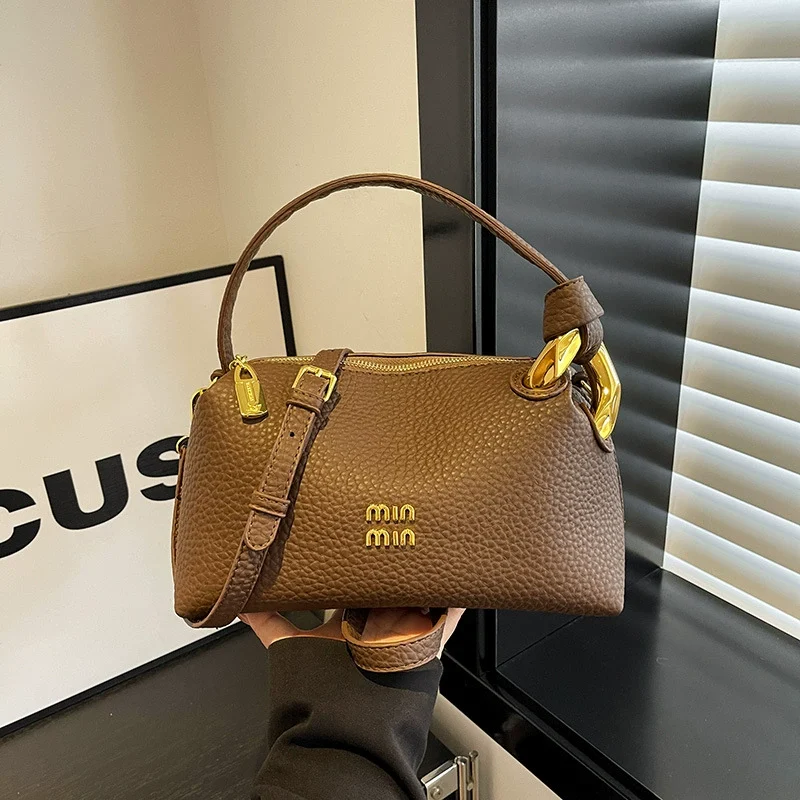 O1CN01ChbxvE2Cv5RDOZM4A_2217614678535-0-cib.webp Women's Bag High-end Lunch Box Bag Work Commuter Texture Lunch Bag Instagram Niche Single-shoulder Crossbody Handbag - Image 1
