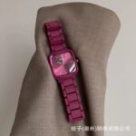 Gaudí Watch for Women, Maillard Light Luxury Niche Women's Model, Simple Square Women's Watch with a High-End Feel