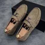 Doudou Shoes Men's Spring New Men's Casual Loafers Business Trbottomy Soft Sole Driving Shoes - Image 4