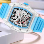 ZIDO Brand Casual Fashion Sports Automatic Quartz Hollow Luminous Waterproof Barrel 1702 Men's Watch - Image 4