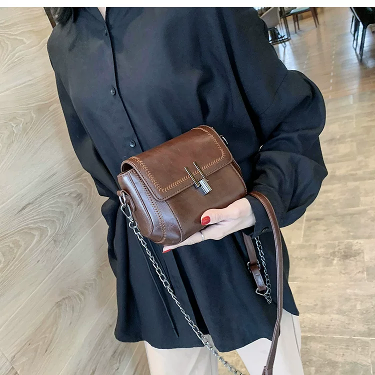 Ins Super Popular Retro Bag Small Bag Women's New Fashionable Korean Style All-match Texturized Crossbody Bag Fashionable Small Square Bag 5 O1CN01PsMp3o2IGDjF264vV 2209978749258 0 cib
