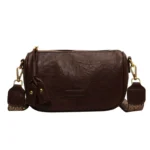 This Year's Popular Small Bags for Women Spring Versatile  New Fashion Wide Shoulder Crossbody Bag Retro Pillow Bag - Image 5