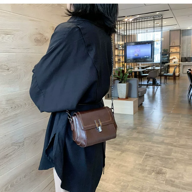 Ins Super Popular Retro Bag Small Bag Women's New Fashionable Korean Style All-match Texturized Crossbody Bag Fashionable Small Square Bag 17 O1CN01WC7BFw2IGDjJCSAs0 2209978749258 0 cib
