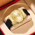 Silicone Strap Quartz Watch Men's Cross-Border Men's Watch Men's Wholesale Bestwin Calendar Fashion Men's Watch - Image 4