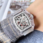 ZIDO Brand Casual Fashion Sports Automatic Quartz Hollow Luminous Waterproof Barrel 1702 Men's Watch