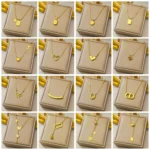 Titanium Steel Necklace, Non-Fading, Light Luxury Niche Clavicle Chain Accessories, Women's Summer Versatile Jewelry,