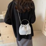 Niche Design Handheld Small Bag for Women Summer New Fashion Style Chain Crossbody Bag Commuter Bucket Bag - Image 4