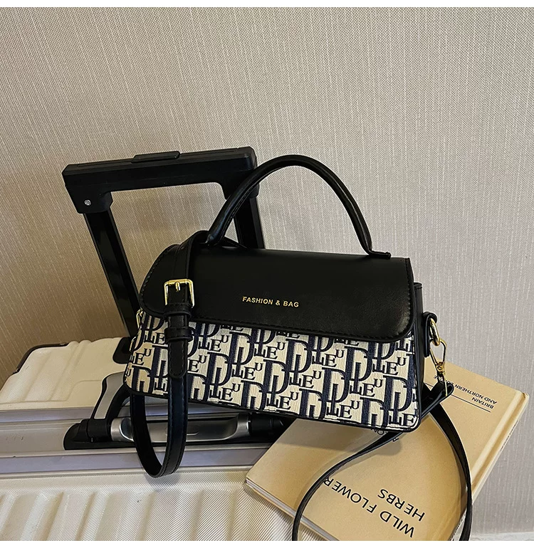 Bags Fashionable Women's Handbags with Stylish Letter Print Shoulder Bags Cross-Border New Casual Simple Crossbody Bags Hot-Selling Women's Bags 1 O1CN01emAlBE1TAgX4htNb9 2217615692342 0 cib