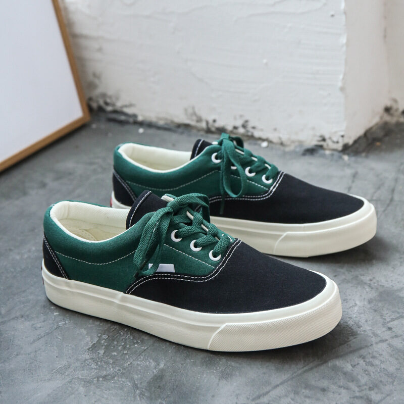 Dou Chuan New Canvas Shoes Women Cashew Flower Checkerboard Low Top Couple Men's and Women's Shoes Retro Women's Board Shoes Wholesale 51 IMG_8964