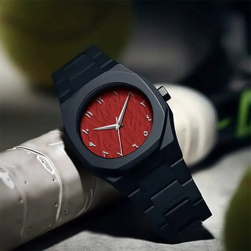 O1CN01gNPNB521U6MIfH8nR_2371356987-0-cib.webp New fashion casual watch men's and women's ultra-thin dial Arabic digital scale waterproof watch foreign trade explosions - Image 1