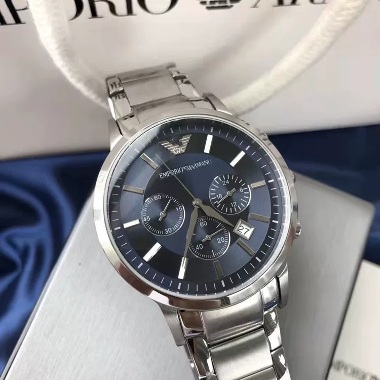 Ama Pointer three-eye multifunctional business factory wholesale quartz watch fine steel band quartz watch men 3 undefined