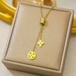 Titanium Steel Necklace, Non-Fading, Light Luxury Niche Clavicle Chain Accessories, Women's Summer Versatile Jewelry, - Image 4