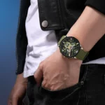 MEGIR new men's silicone strap multi-functional creative dial fashion sports watch wholesale wrist watch - Image 2